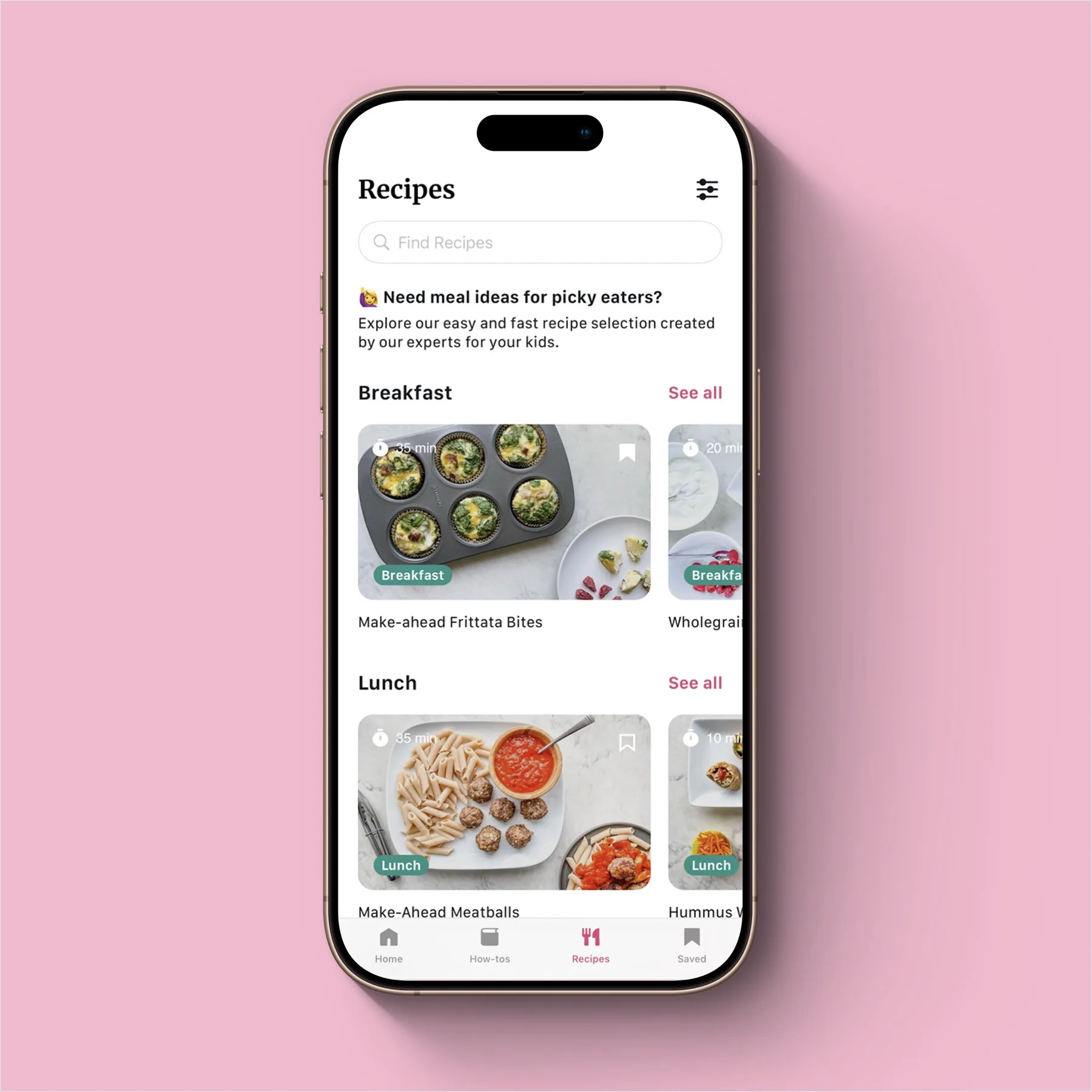 Easy Bites: app and brand detail from the build